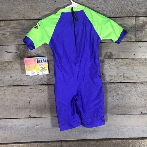 RadiCool Skins Sz 2 Swimsuit PURPLE Childs Rash Guard Swimwear SPF 100 NWT