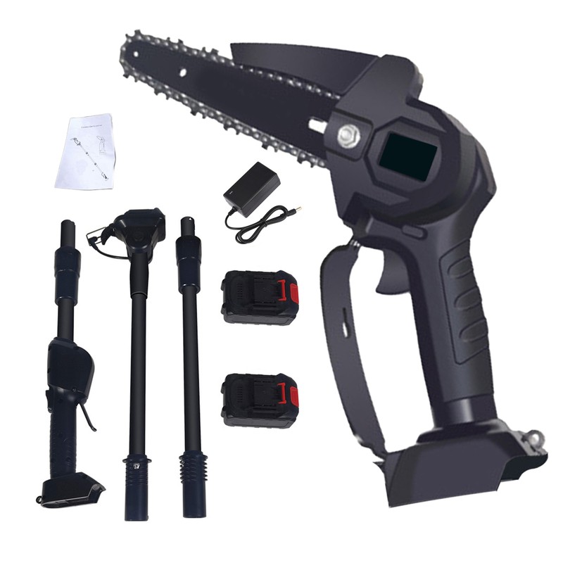 70.8" Cordless Pole Saw with Hedge Trimmer Attachment Pole Saw for Tree Trimming