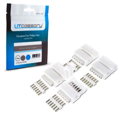 Litcessory 6-Pin to Cut-End Connector for Philips Hue Lightstrip Plus