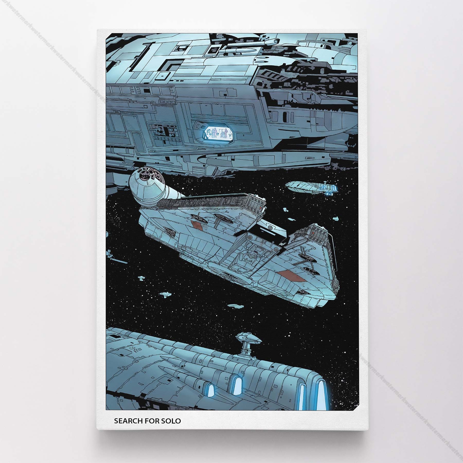 Star Wars Poster Canvas Search For Solo Empire Strikes Back Print #037