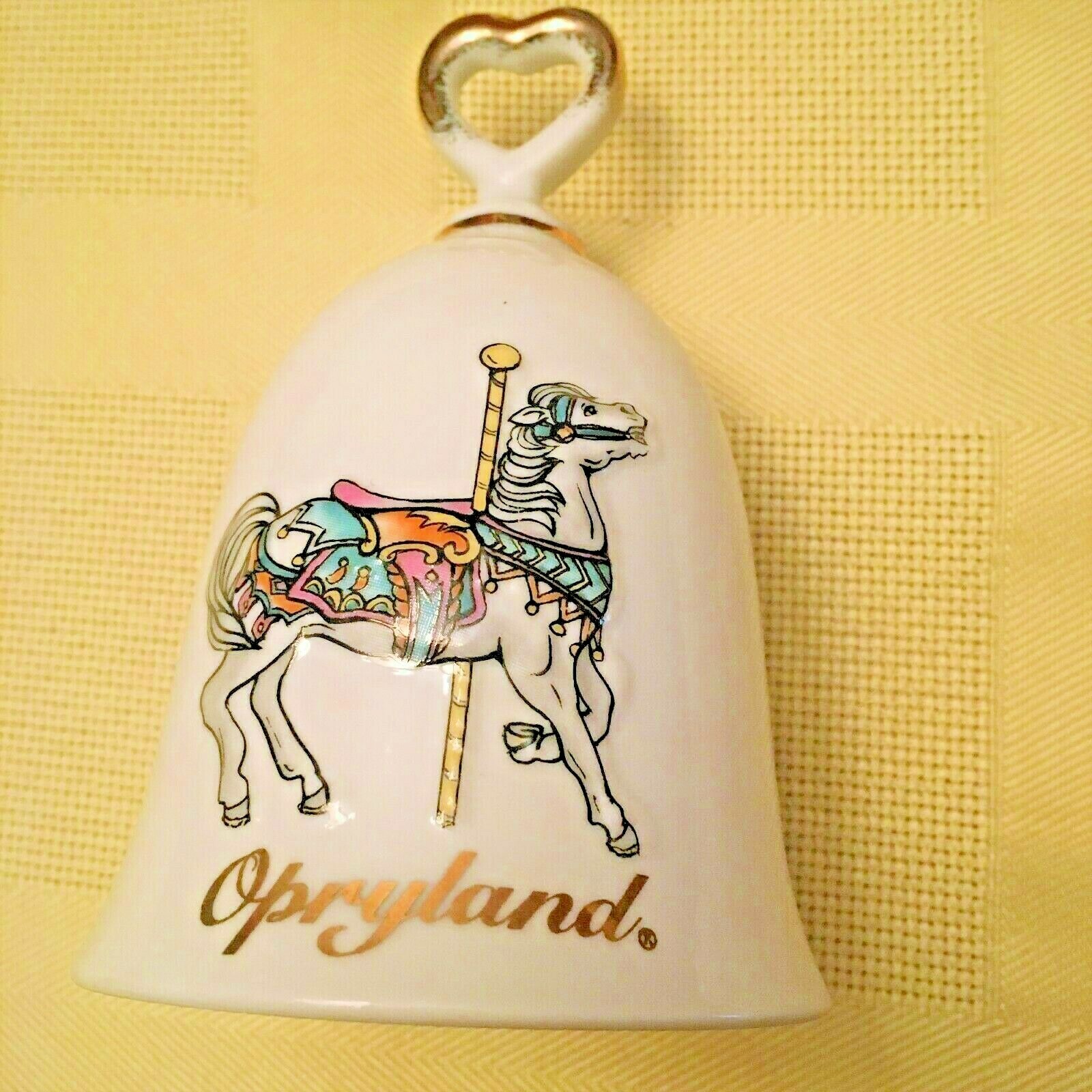 Vintage Opryland Bell Souvenir Nashville Tn Music City Porcelain Carousel Horse のebay公認海外通販 セカイモン