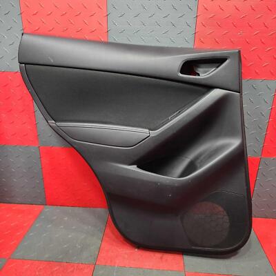 15-16 Mazda CX-5 CX5 OEM Rear Left Driver Interior Door Trim Panel (Black KC3)