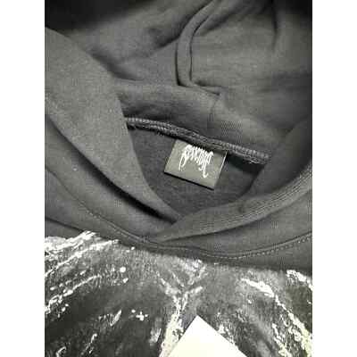 Pre-owned Revenge X Juice Wrld 999 Graphite Portrait Hoodie Size Medium In Gray