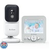 NeoView Baby Monitor No WiFi with Belt Clip Design - 2.8” Screen, 2-Way Audio, Video Loop Recording, Night Vision, Real-Time/VOX Monitoring, Temperature Sensor, Lullabies (Supports Up to 128GB)