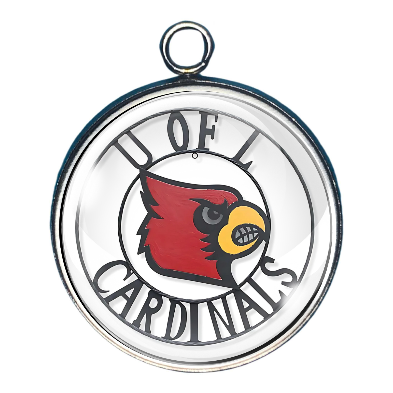 College ACC Conference Teams, Glass Cabochon Charms