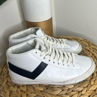 Pony Topstar Hi High-top Sneakers white and black