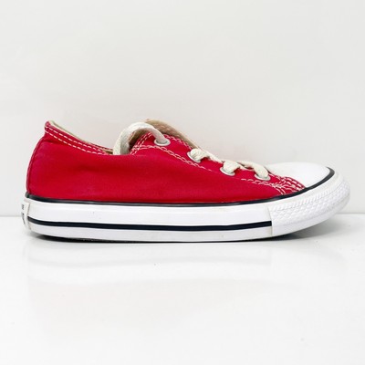 Converse Boys Chuck Taylor All Star OX 7J236 Красные повседневные кроссовки, размер 9