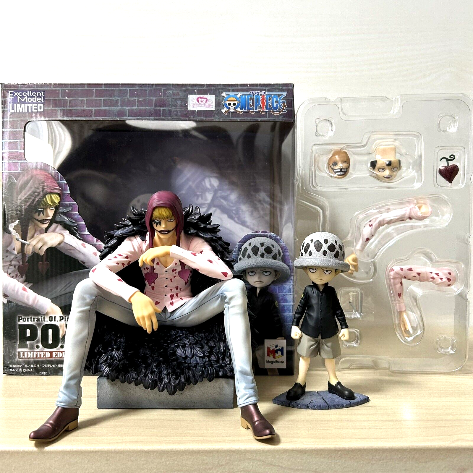 送料無料 輸送箱未開封 ワンピース フィギュア P.O.P LIMITED EDITION 