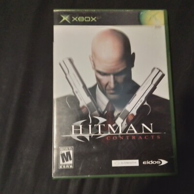 HITMAN CONTRACTS GOOD TO EXCELLENT XBOX ORIGINAL VIDEO GAME HAS  BOOKLET