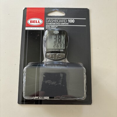 Bicycle Computer Bell Dashboard 100 12-Function Bicycle Computer Dual Display