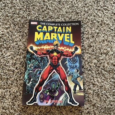 Captain Marvel by Jim Starlin: The Complete Collection (Paperback, Brand New)