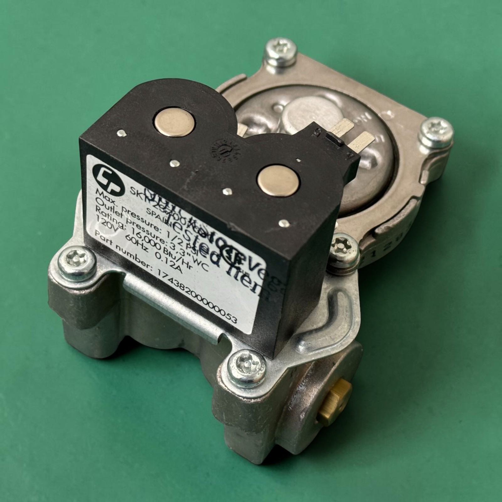 Insignia Dryer Gas Valve 17438200000053 5304511448