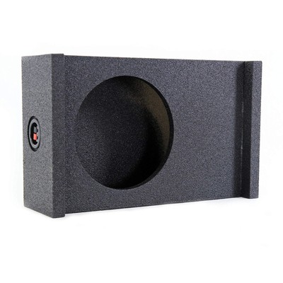 Q-Power QBSHALLOW12 Single 12'' Universal Downfire/Behind Seat Shallow Sub Box
