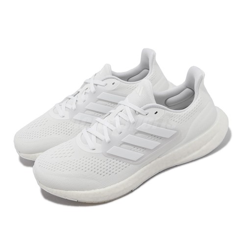 

Adidas Pureboost 23 Wide Footwear Белые мужские шоссейные кроссовки унисекс IF8064, Белый, Pureboost 23 Wide