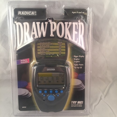 Radica Lot Jackpot Slot Draw Poker 1999 Electronic Handheld Game