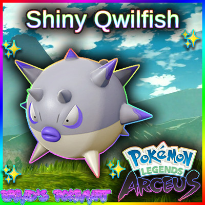   Shiny Qwilfish / Alpha Max Stat   Pokemon Legends: Arceus  Fast Pokémon Trade