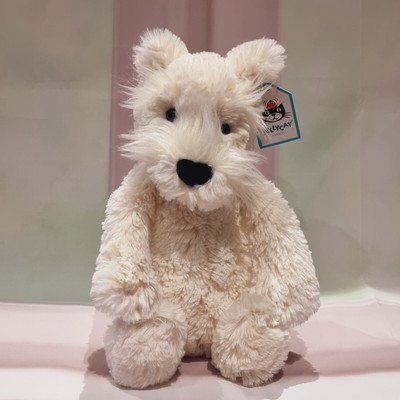 New Jellycat Medium Bashful Westie Terrier Puppy Dog soft New Jellycat Medium Bashful Westie Terrier Puppy Dog soft