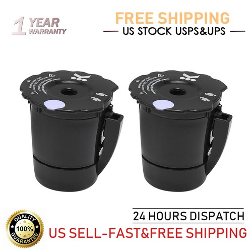 2X Reusable Coffee Filter kit for Keurig My K Cup 2.0 K250 K350 K375 K400 K450