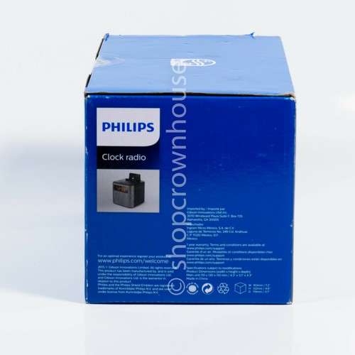 Philips AJT3300/37 Clock Radio Bluetooth iPhone, Android, Windows Phone