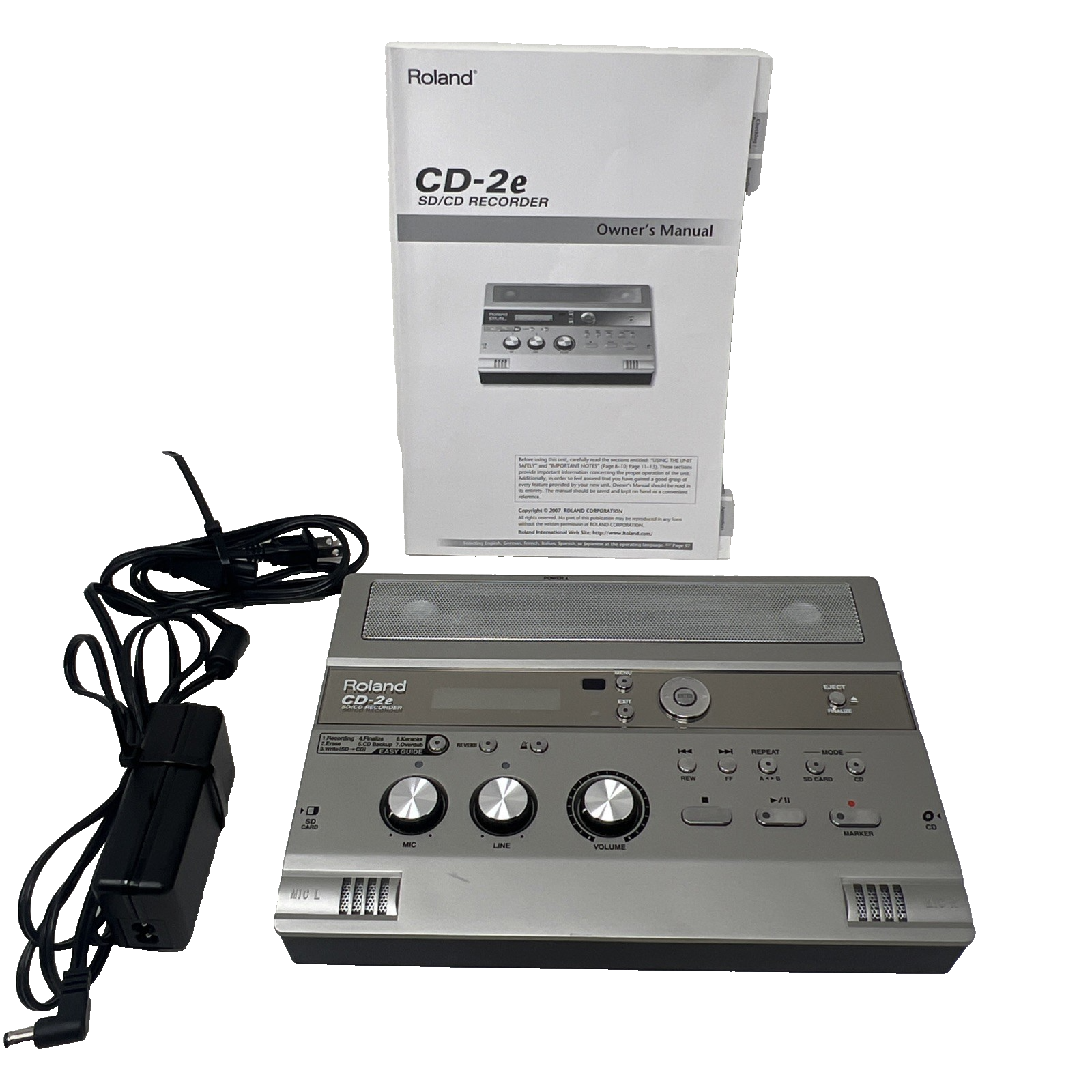 Roland Recorder SD⁄CD | CD-2E CD-2e CD Recording ローランド 