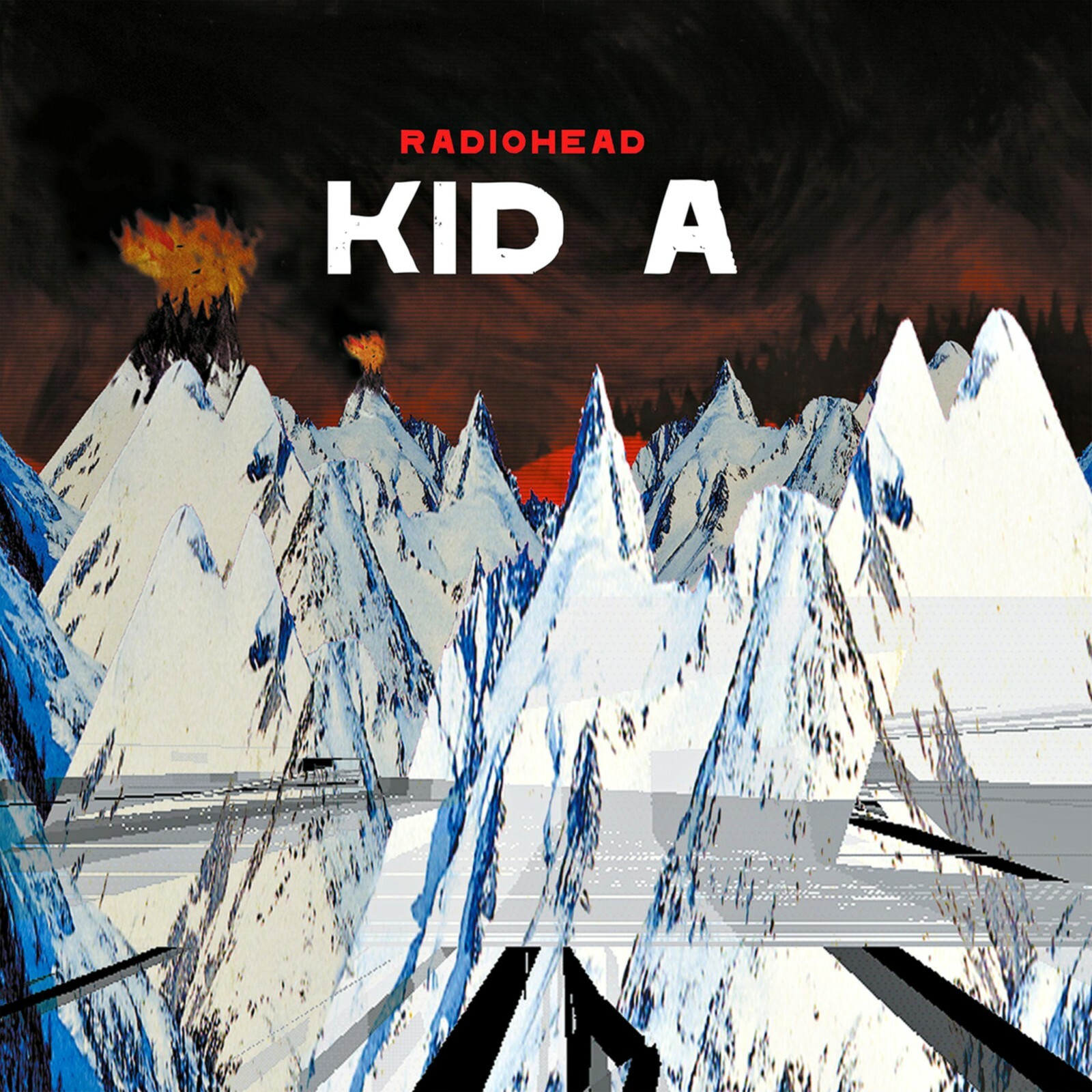 RADIOHEAD Kid A BANNER HUGE 4X4 Ft Fabric Poster Tapestry