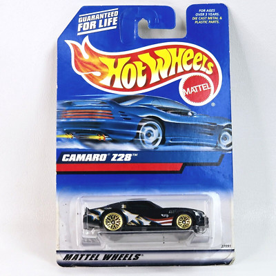 1999 Hot Wheels Camaro Z28 Blue Card Collectors No. 124 1:64 Scale Diecast