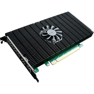 HighPoint 4-Port M.2 SSD7105 PCIe Gen3 Bootable NVMe RAID Controller