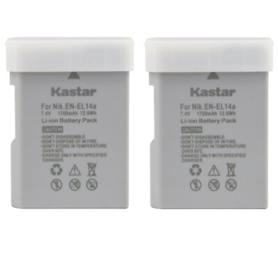 Kastar Replacement Battery for Nikon EN-EL14a MH-24a & Nikon D5300 DSLR Camera