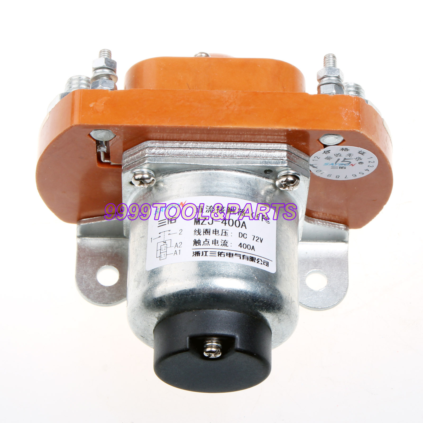 72 Volt Heavy Duty 400A main Contactor Solenoid MZJ-400A ... heavy duty reversing contactor wiring diagram 