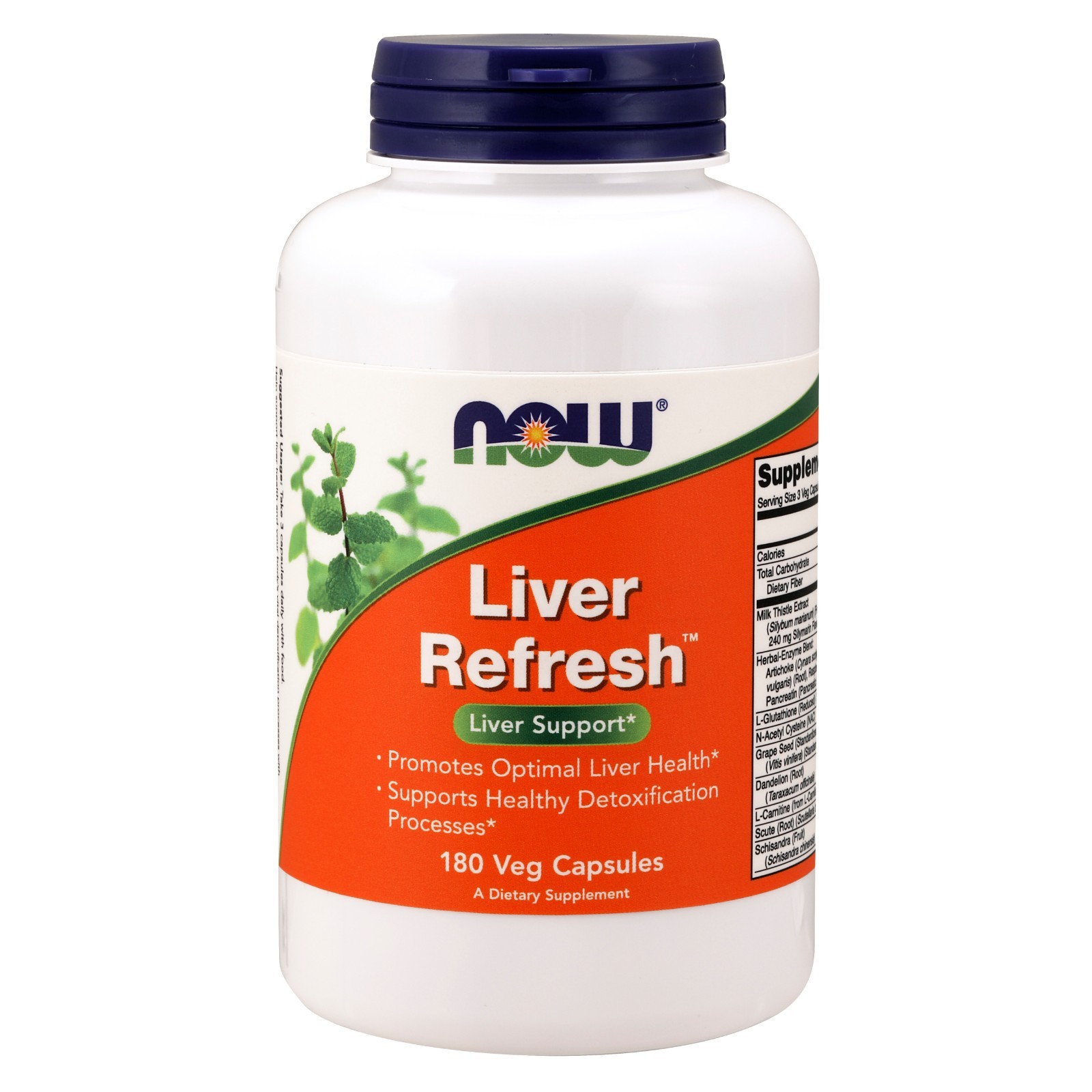 NOW Foods Liver Refresh, 180 растительных капсул