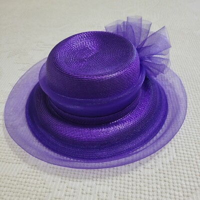 Purple 100% Polypropylene Hat 15''
