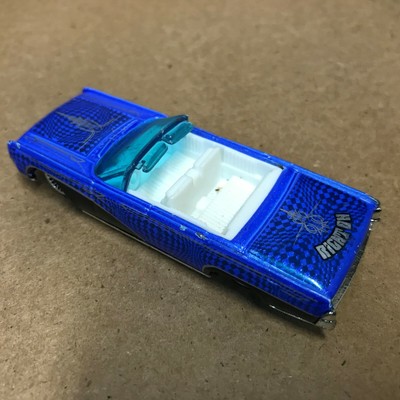 Blue '64 Lincoln Continental Hot Wheels Loose Diecast Car HA