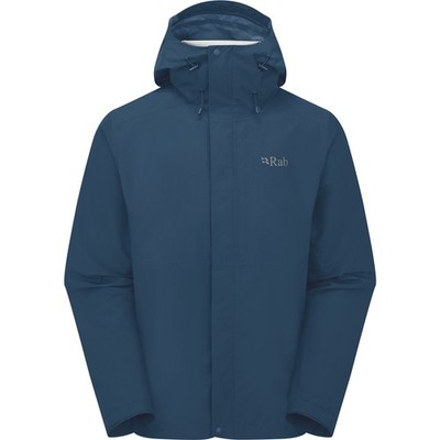 Rab - Downpour Jacket Regenjacke tempest blue XL Regenjacke Hardshell