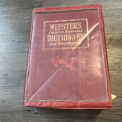 Websters Complete Reference Dictionary and Encyclopedia, 1949 De Luxe Edition