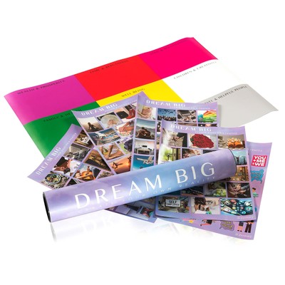 Vision Board Kit   Vision Board Supplies with Motivational Stickers, Printabl...