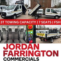 2023 FORD TRANSIT 350 130BHP RWD DRW DOUBLE CAB TIPPER**3 TON TOWING CAPACITY**