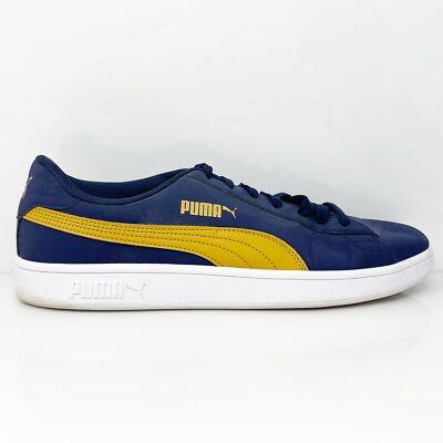 

Puma Mens Smash V2 Buck 365160 02 Синяя повседневная обувь Кроссовки Размер 12, Синий, Smash V2 Buck