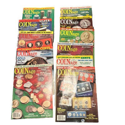COINage Magazine Lot of 11 Year 1981