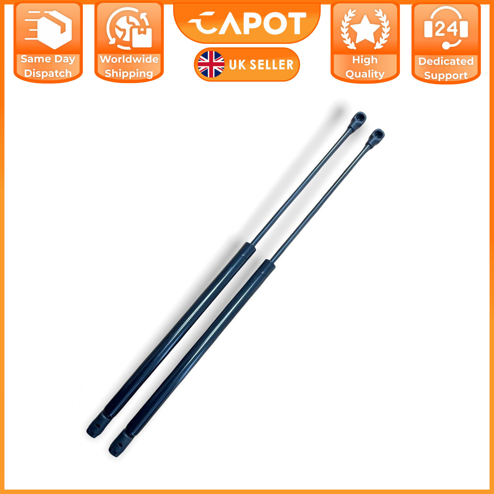 2x For Vauxhall / Opel Vivaro Rear Boot Gas Tailgate Support Struts 8200162697