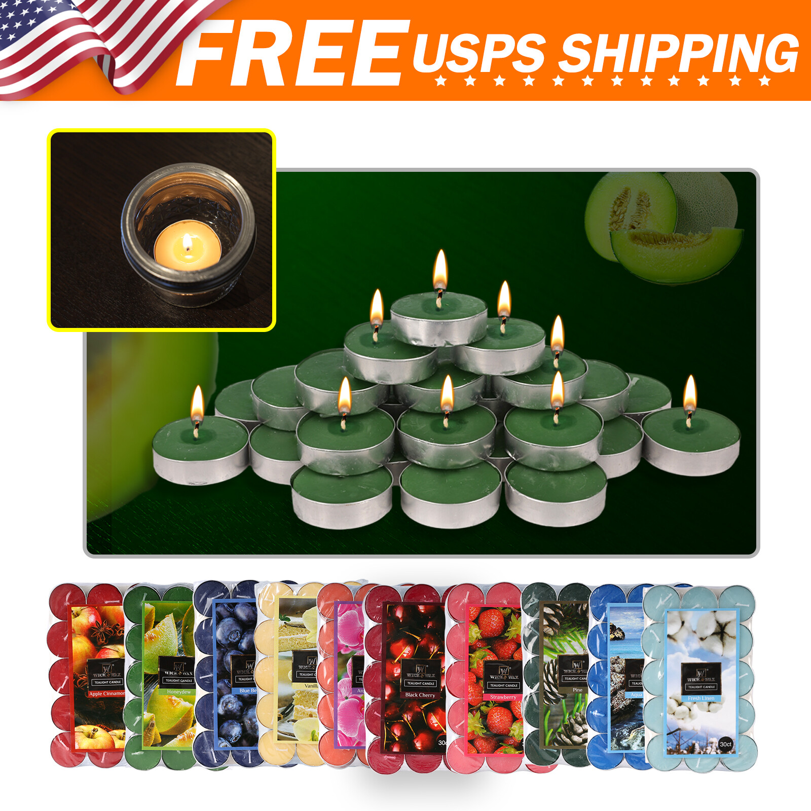 Light Candle Various  Scents Long Lasting Aromatherapy Candl