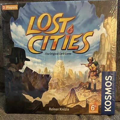 Lost Cities The Original Card Game by Kosmos NEW SEALED 2 Players