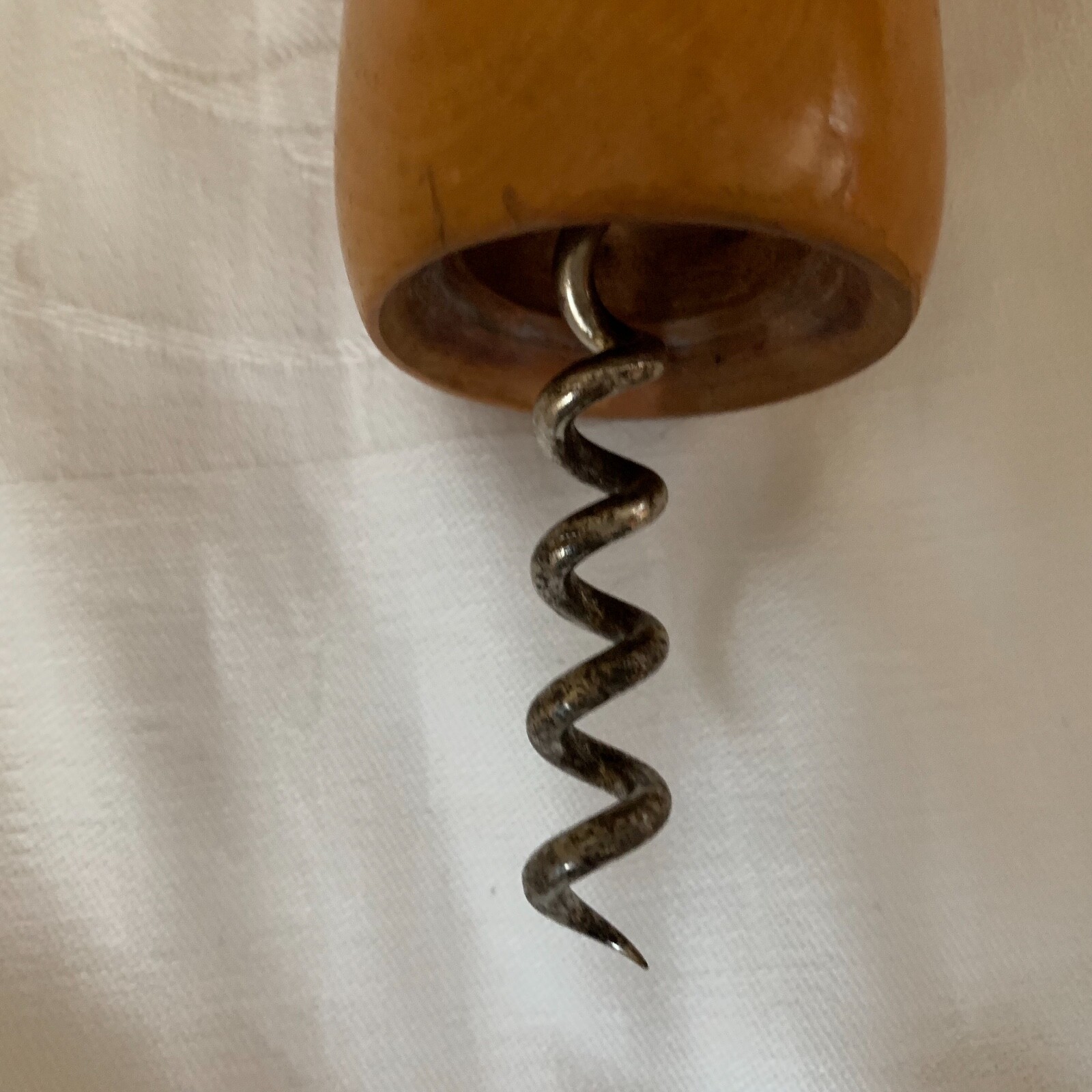 Copex Wooden French Double Twist Action Corkscrew Wine Bottle Opener France
