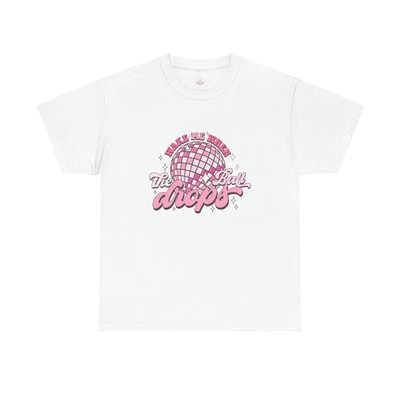 Disco Theme Unisex Heavy Cotton Tee, Party Shirt, Gift for 