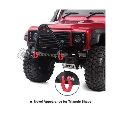 INJORA RC Car Body Shell and Metal Front Bumper with LED Light for 1:10 RC Cr...