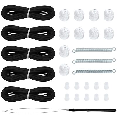 RV Pleated Shade Repair Kit with Wire Restring Tool Camper Window Shades Blinds