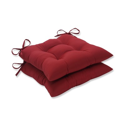 Pillow Perfect Outdoor/Indoor Pompeii Tufted Seat Cushions (