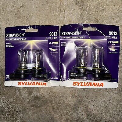 SYLVANIA 9012 XtraVision High Performance Halogen Headlight Pair Set 2 Bulbs