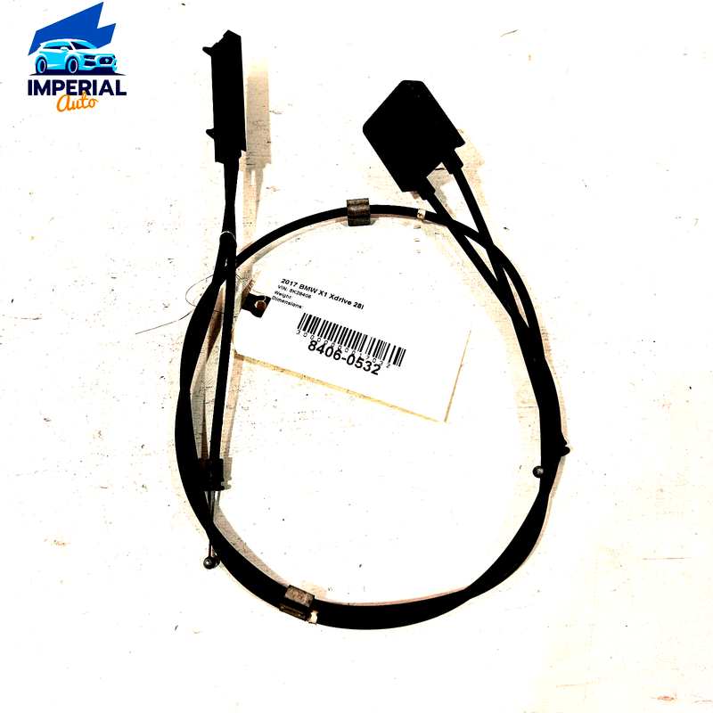 Used 2016–2022 Bmw X1 F48 Hood Forward Release Open Opener Cable Line OEM