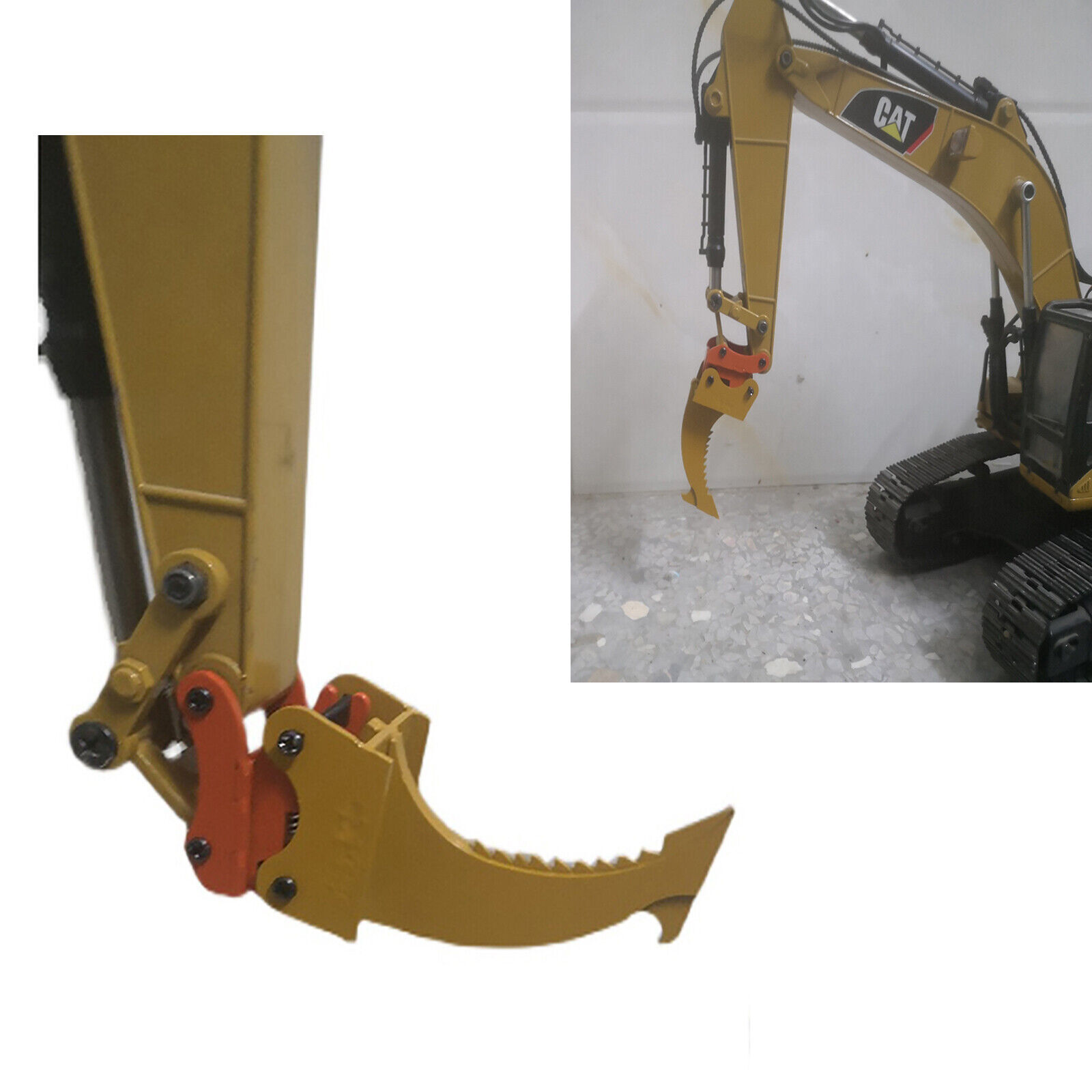 Excavator Bucket Ripper Scarifier Upgrade For Huina 580 594 593
