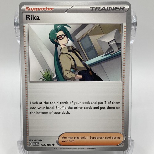 PlayStation - rika Rika Non-Holo Uncommon Trainer Supporter 172/182 Pokémon TCG